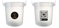 32 oz Plastic Rum Buckets with Custom Sticker
