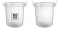 32 oz Plastic Rum Buckets with Custom Sticker