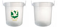 32 oz Plastic Rum Buckets with Custom Sticker