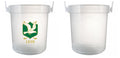 32 oz Plastic Rum Buckets with Custom Sticker
