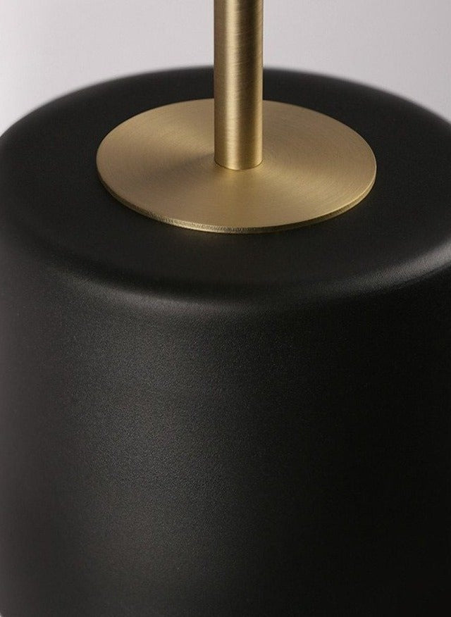 Calibre Black & Brass Suspended Metal Wall Lamp