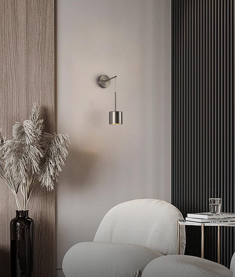 Calibre Suspended Metal Wall Lamp