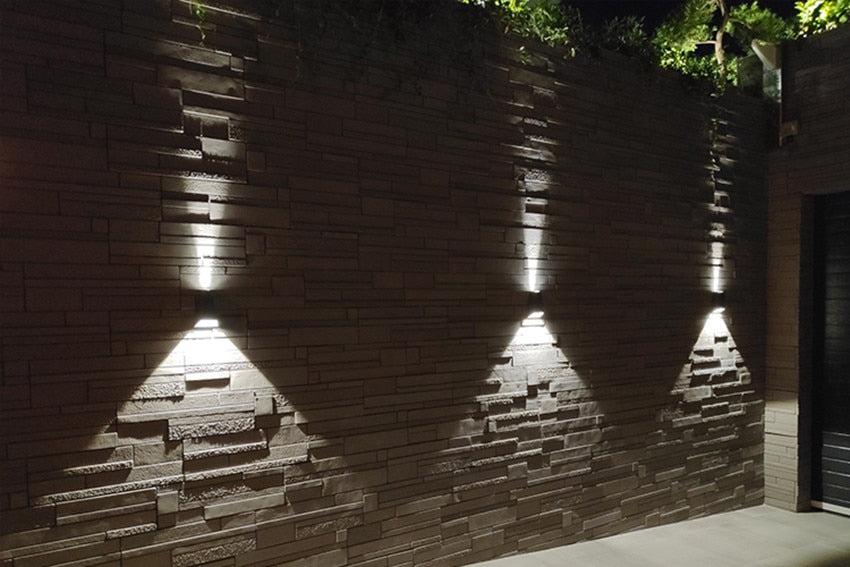 Pyramid Waterproof Wall Lamp