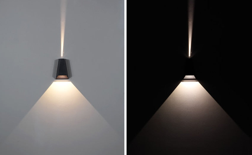 Pyramid Waterproof Wall Lamp