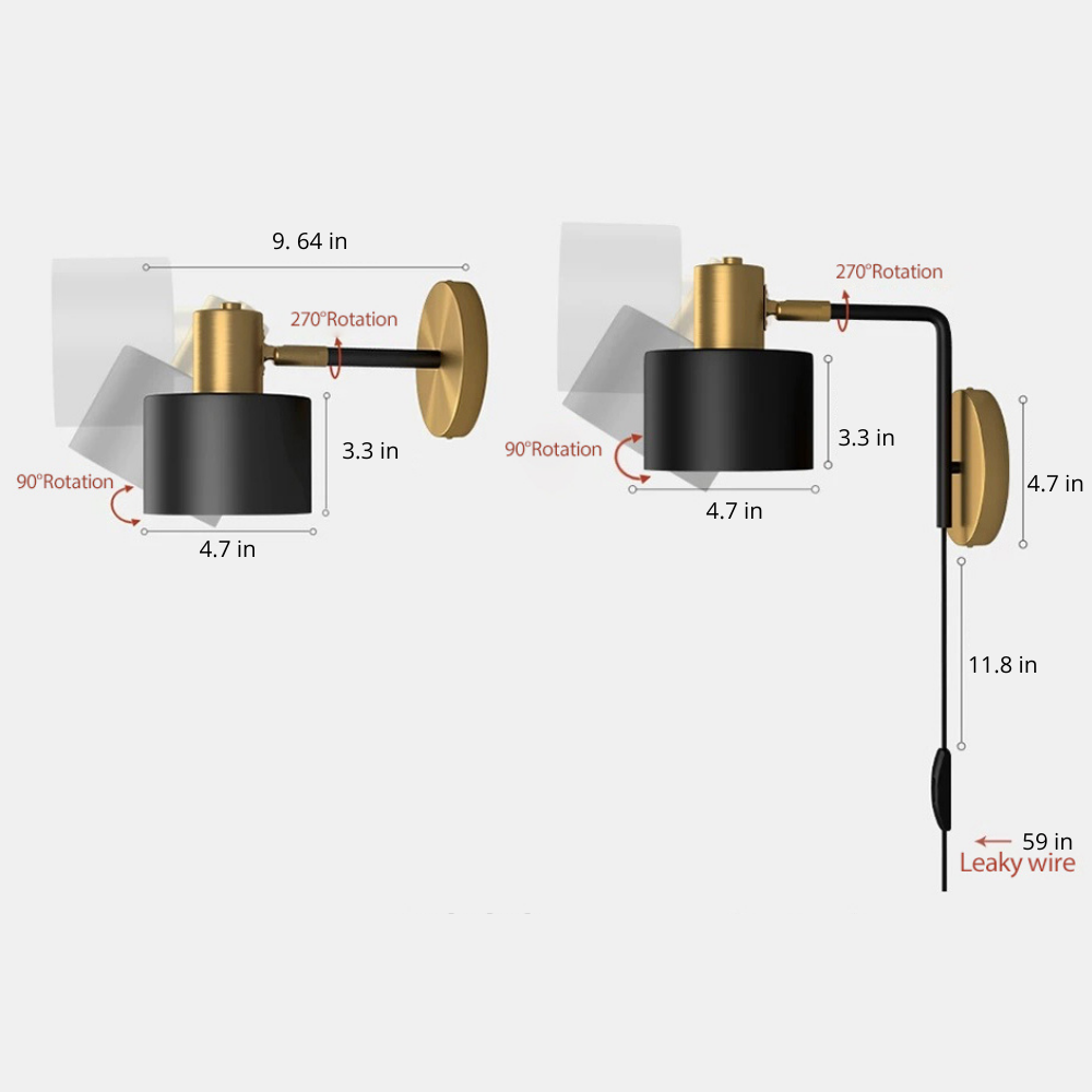 Stewart Brass & Iron Wall Sconce