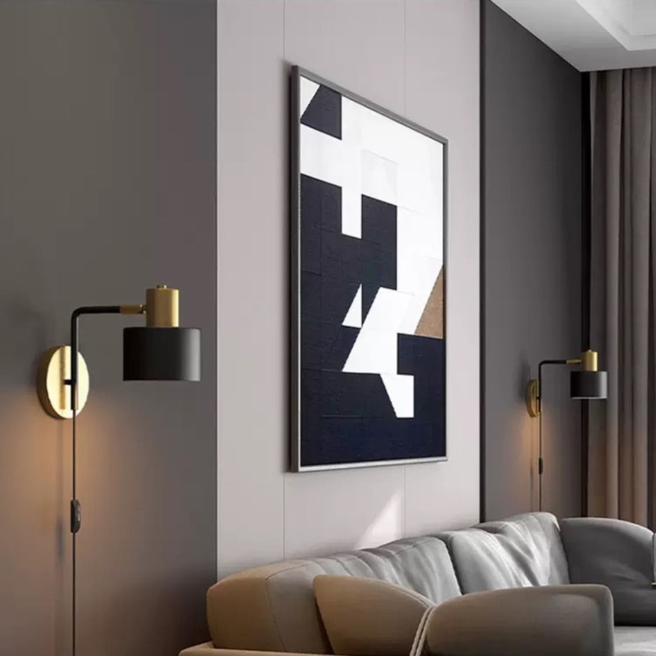 Stewart Brass & Iron Wall Sconce