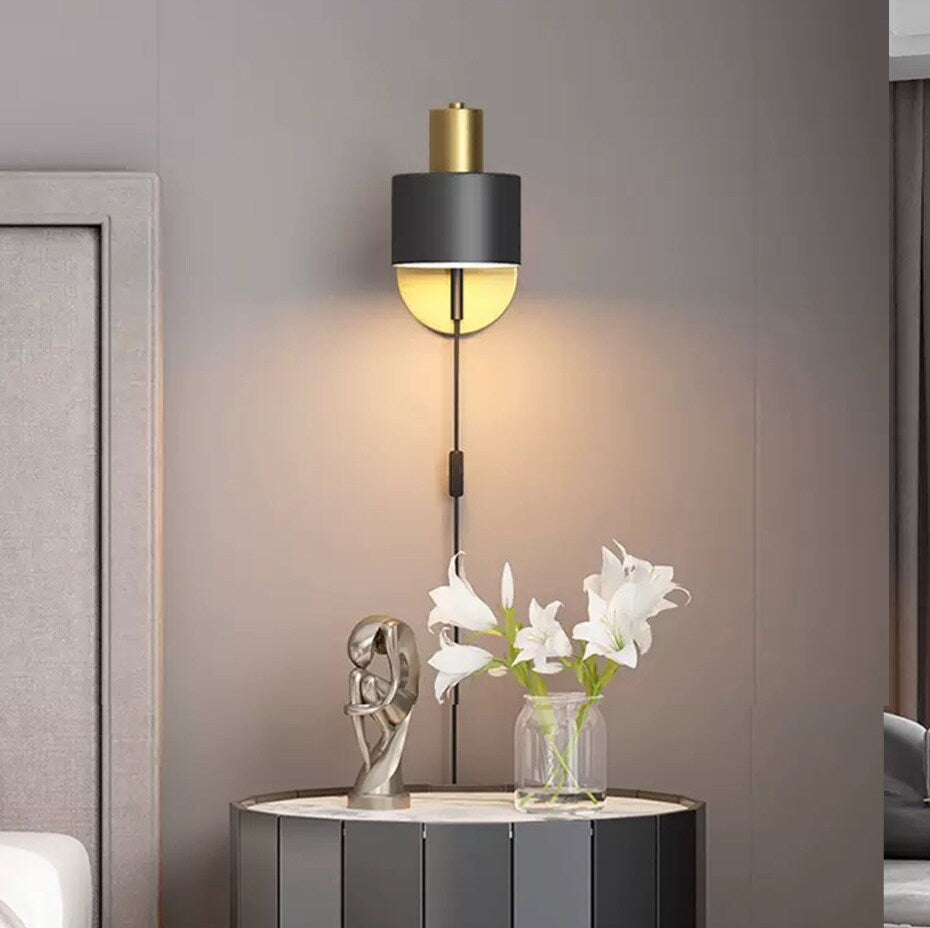 Stewart Brass & Iron Wall Sconce