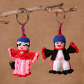 Handmade Set of 2 Sasun-Themed Crocheted Cotton Keychains - Sasun Duo