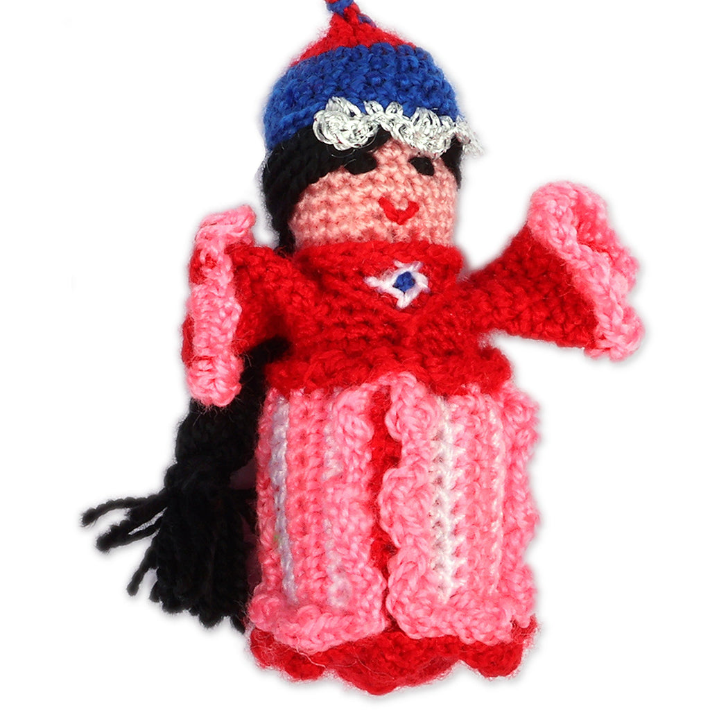 Handmade Set of 2 Sasun-Themed Crocheted Cotton Keychains - Sasun Duo